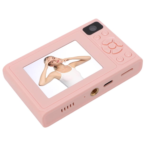 Cámara Digital 1080p 48MP, Cámara De Viaje De Doble Lente Con Luz De Relleno Para Campus Para Acampar Y Aventuras Al Aire
