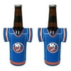 NHL Hockey 2014 Team Color Logo Bottle Jersey Holder Koozie Cooler 2-Pack (New York Islanders)