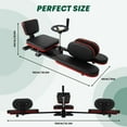 thumbnail image 6 of Red Accent Advanced Leg Stretcher, Muscle Recovery, Black Leg Stretcher Machine, Splits Flexibility Device, targeting Cheer Studio, Athletic, Fitness Club, 6 of 8