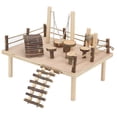 thumbnail image 3 of Sistema de escalada de madera Natural Bling Bling parque infantil para mascotas pequeñas, 3 of 12