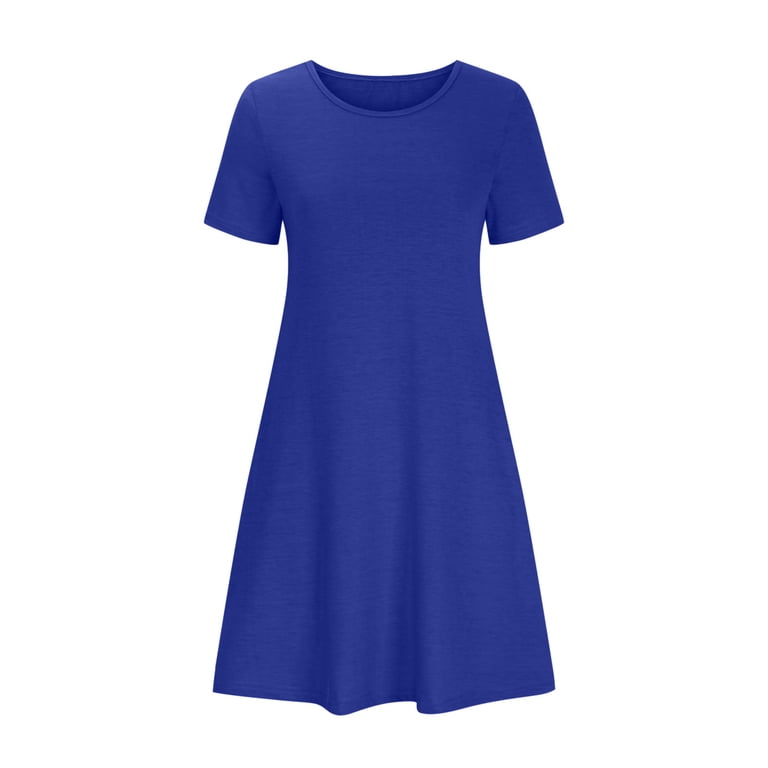 blue vacation mini dress WARDROBE BY CHEN Blue vacation mini dress  Hadlyn