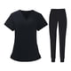 thumbnail image 3 of Conjunto De Bata Médica Para Hombre Y Mujer, Top Y Pantalones Con Cuello En V, Uniformes De Trabajo De Enfermera, Ropa De Trabajo, 3 of 8