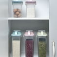 thumbnail image 3 of tredstone Good Sealing Cereal Storage Container Thoughtful Dry Food Storage Container For Kitchen Transparent Blue, 3 of 6