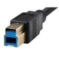 thumbnail image 3 of Monoprice Select Series - USB cable - USB Type A (M) to USB Type B (M) - USB 3.0 - 6 ft - black, 3 of 4