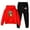 a-Red41, variant on FINALGANG Valentine's Day Boys Kids Dinosaur Prints Tracksuit Long Sleeve Loose Fit Hoodie Elastic Waisted Sweatpants For Casual Daily Wear Trendy Outfit