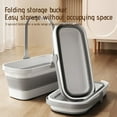 thumbnail image 4 of Qwtwty Bathroom Shelfs Collapsible Plastic Bucket with 3.2 Gallon (12L) Each, Foldable Rectangular Tub for House Cleaning, Space Saving Outdoor Waterpot for Garden Or Camping, Fishing, 4 of 9