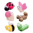 thumbnail image 4 of IDEANATEGRATE 1Set Mini Resin Animal Tiny Figurines Realistic Garden Figure for Tabletop Decor Small Mixed Style, 4 of 8