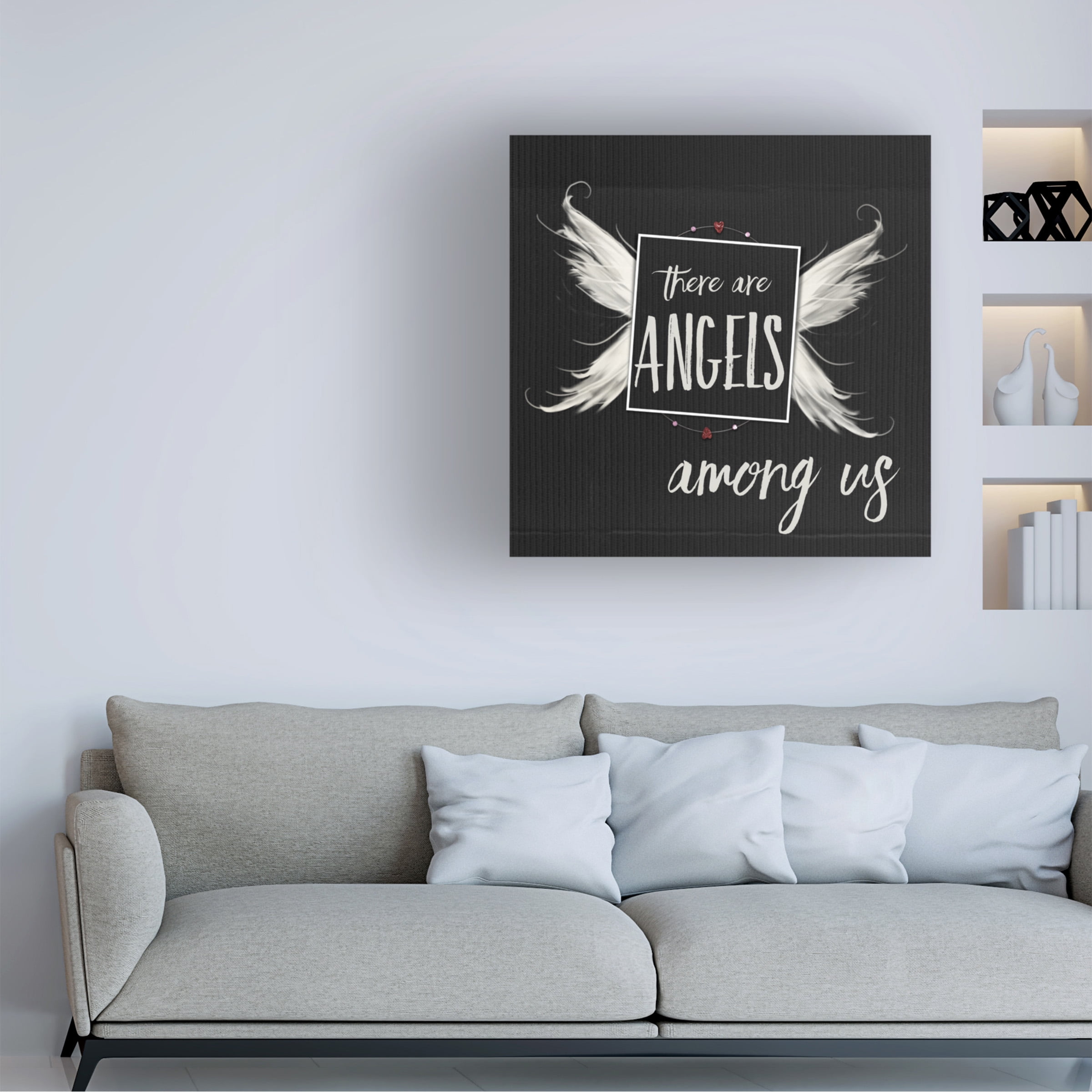 Trademark Fine Art 'Angels Among Us' Canvas Art by Marcee Duggar