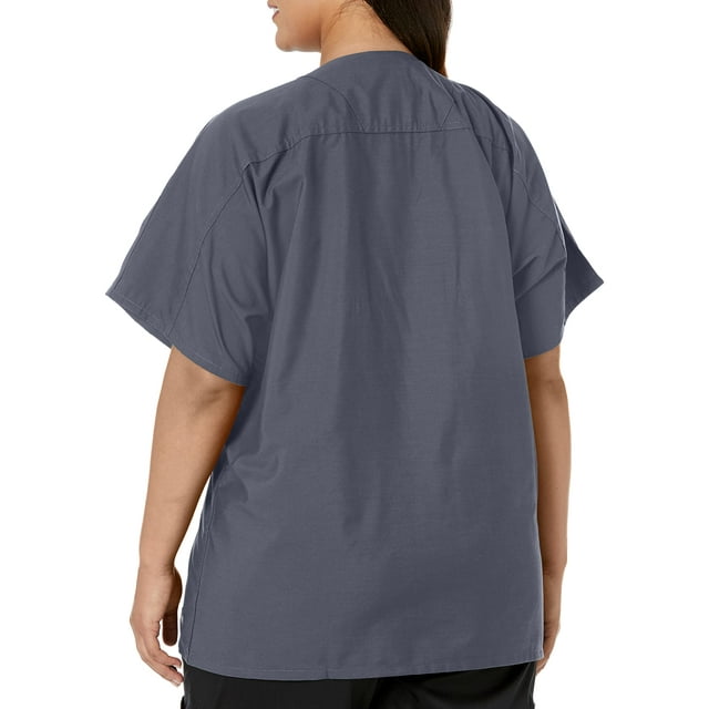 Landau Essentials Haut Médical Col en V : 1 Poche, Réversible, Unisexe, Coupe Classique Décontractée 7502