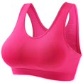thumbnail image 3 of Blmnix Women Bras High Support Sports Bras Racerback Bras Bras Pink Bralette Standard Straps Comfortable Bras for Women, 3 of 4