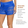 thumbnail image 4 of Yuarrent Pantalones cortos de encaje inferior, bañadores a juego, calzoncillos de baño, reutilizable, ropa de playa ligera de poliéster, Type5 NO5 Yuarrent OD020832-33B, 4 of 6