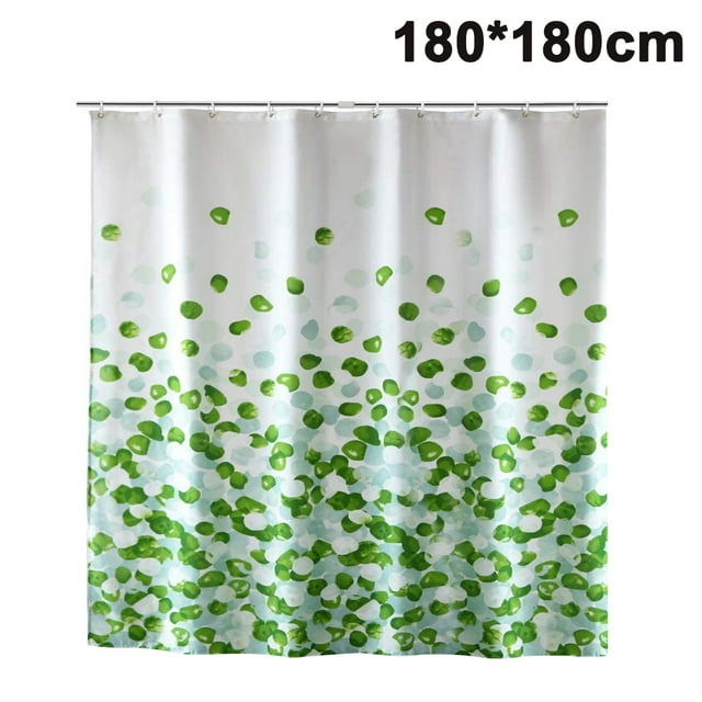 Cortina de ducha Cortina de ducha impermeable antimoho hecha de tela de poliéster. Cortina de bañera lavable con 12 anillas para cortina de ducha Adepaton 2034904-5