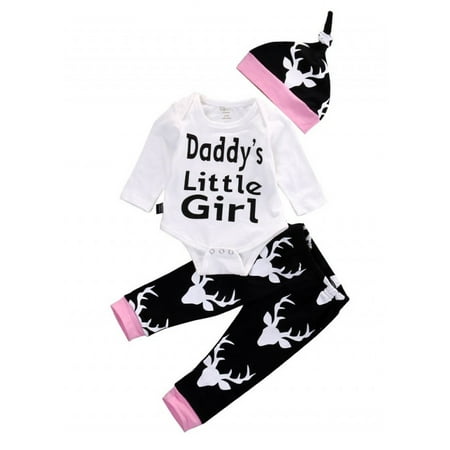 

Infant Baby Girl Boy Outfit Top Pant Tracksuit Autumn Winter Cotton Clothes Sets