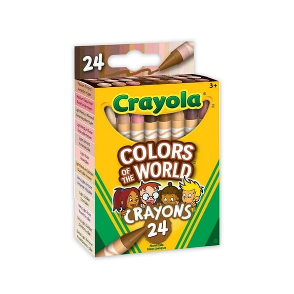 Crayola Colors of the World Skin Tone Crayons, 24 Count