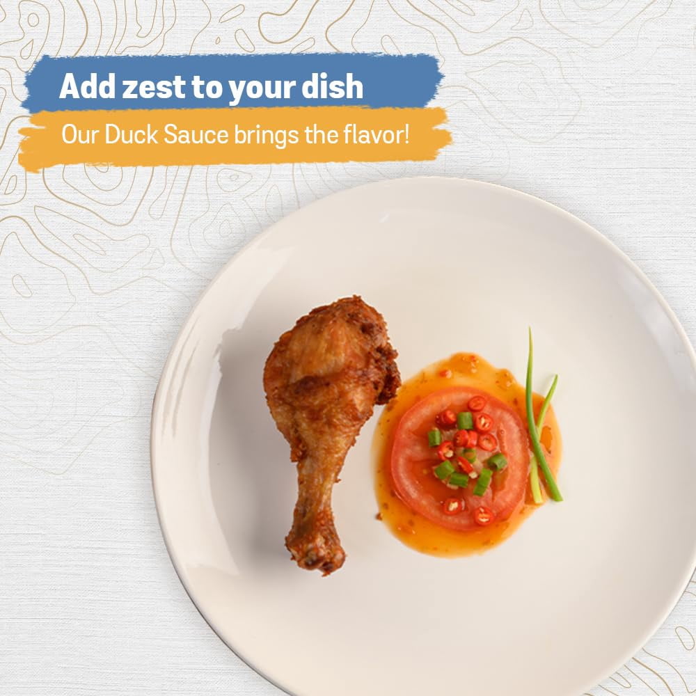 Dependable Sweet and Sour Duck Sauce, Kosher Duck Sauces in Airtight Container, 1-Gallon Bulk Jug
