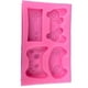 thumbnail image 5 of Controlador De Juego De 4 Cavidades, Molde De Silicona Para Pastel, Molde De Caramelo, Molde Para Hornear Para Pastel De Chocolate, Decoración De Magdalenas Eigraketly HA035931-00, 5 of 6