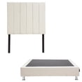 thumbnail image 1 of Box Base Cama Individual + Cabecera Argos Beige, 1 of 7