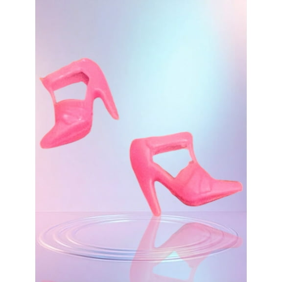 Lol Surprise doll OMG Bartz SQUISHY Pink T-STRAP SHOES JAPAN 3417 Bridal Brocade (1971) NM