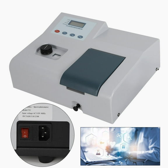 SHZICMY Digital Visible Spectrophotometer 350-1020nm Laboratory Spectrometer Equipment