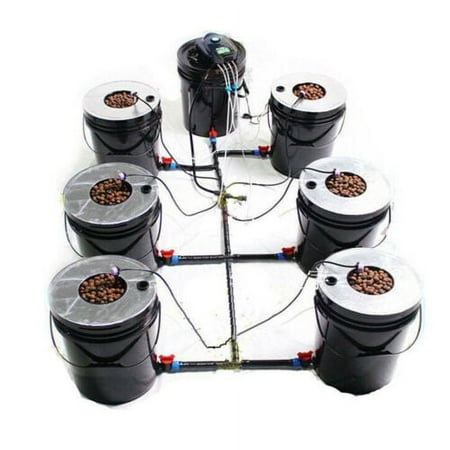 20L Complete Hydroponic System DWC Plant Cultivation System Kit with Pump Pot
