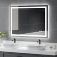 thumbnail image 2 of USHOWER 48x36 Inch Modern LED Bathroom Mirror - Smart Backlit Vanity Mirror with Anti-Fog, Dimmable Lights, Wall Mounted, 1/5 Inch Tempered Glass, 2 of 4