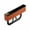 Orange, variant on Car Seat Seam Storage Box With Fast Charge Ports,Console Gap Filler Organizer With Storage Space,Shockproof EVA Interior Storage Box For Phones Sunglasses Keys,Easy Install Car Storage Accessory