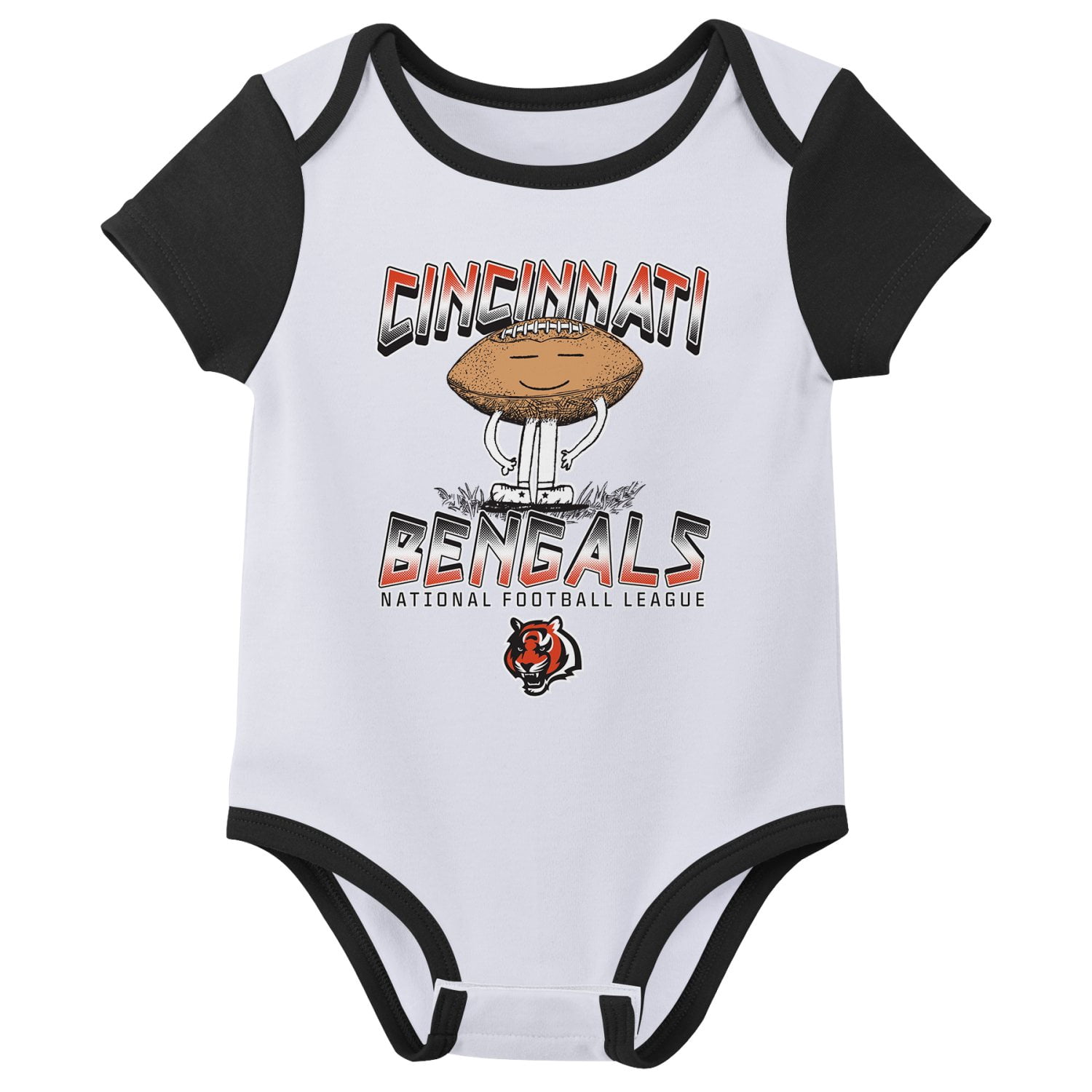 CINCINNATI BENGALS NFL Infant Boys 3 Pack Onesie Game Day Fan Apparel
