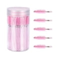 thumbnail image 1 of Rewera Mascara Wands With Container, Disposable Eyelash Eyebrow Spoolie Brush For Makeup Eyelash Extensionspink100pcs, 1 of 5