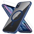 thumbnail image 1 of Funda para iPhone XR de Hensinple, magnética, transparente, con protector de pantalla, 1 of 7