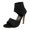 A-White154, variant on Womens Heel Slide Open Toe High Ankle Knit Slip On Stiletto Heel Sandals Elegant Glam Sleek Officewear Summer Evening Event Sandals
