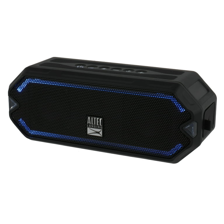 Altec Lansing HydraJolt Everythingproof Wireless Bluetooth Speaker Black IMW1200 BLK