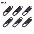thumbnail image 1 of 12Pcs Metal Zipper Head,Universal Repair Zipper Head Replacement for Luggage Clothes Bag Zipper Pull Tab Fixer, 1 of 6