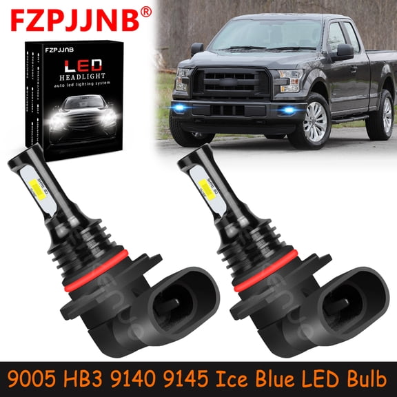 FZPJJNB 9005 9140 9145 for Ford F150 2002-2016 Ice Blue Led Fog Light Bulb,HKL,C06