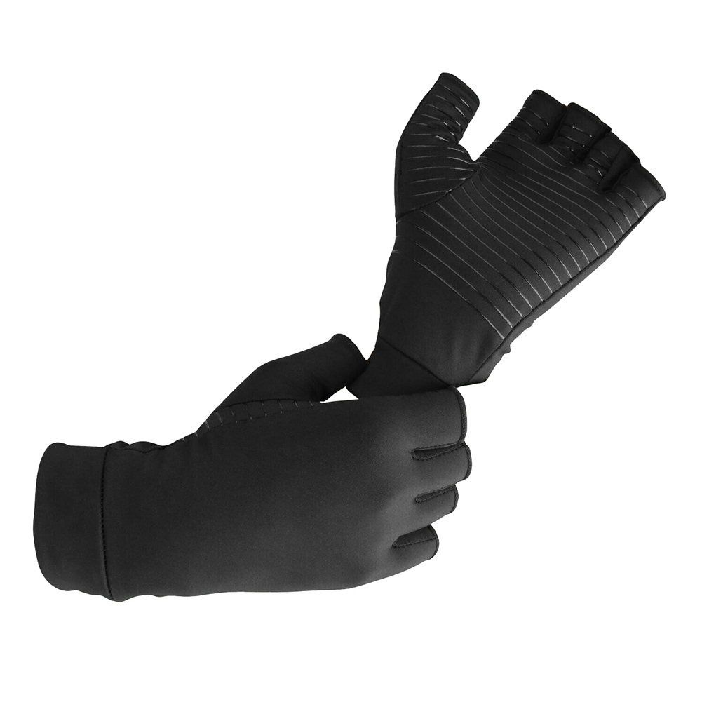 Grofry Women Arthritis Gloves,1 Pair Unisex Arthritis Recovery Half