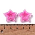 thumbnail image 3 of Acrylic Beads Bead in Bead Star Hot Pink 22x23x6mm Hole: 2mm about 347pcs/500g, 3 of 3