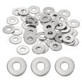 thumbnail image 1 of 120 Pcs M4.5 304 Acier Inoxydable Rondelles Plates 4.5mm ID 12mm OD 1mm Épais, Argent, 1 of 6