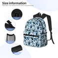 thumbnail image 5 of Daiia Daisies Flowers School Backpack for Men Women, Unisex Large Waterproof Bookbag Schoolbag Casual Daypack for High School/College/Teens/Travel/Work Black, 5 of 8
