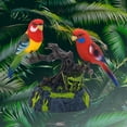 thumbnail image 4 of SPRING PARK Electronic Birds Toy Recording Talking Simulation Parrot Toy, Voice Control Interactive Xmas Festival Gift Simulation Bird Parrot Toy for Children (Not Included Batteries), 4 of 7