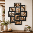 thumbnail image 2 of KAIWIN Collage Picture Frames for 10 Photos, 4 x 6 Inches, Assembly Required, Black, 2 of 7