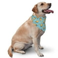 thumbnail image 2 of Naloa Lemon Ice Cream Dog Bandanas 1PC Washable Triangle Dog Scarfs Premium Durable Fabric, for Small Medium Large Dogs and Cats, 2 of 6