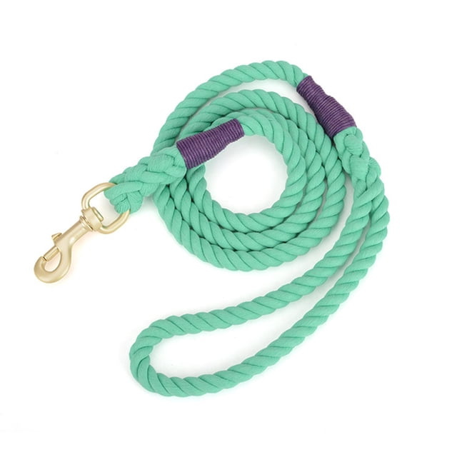 Correa de algodón tejida para una variedad de entrenamiento de perros, paseos y caminatas.