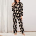 thumbnail image 2 of Sikiie French Bulldog Women's Long-Sleeve Shirt and Full-Length Bottom Pajama Set (s-xxl)-XX-Large, 2 of 7