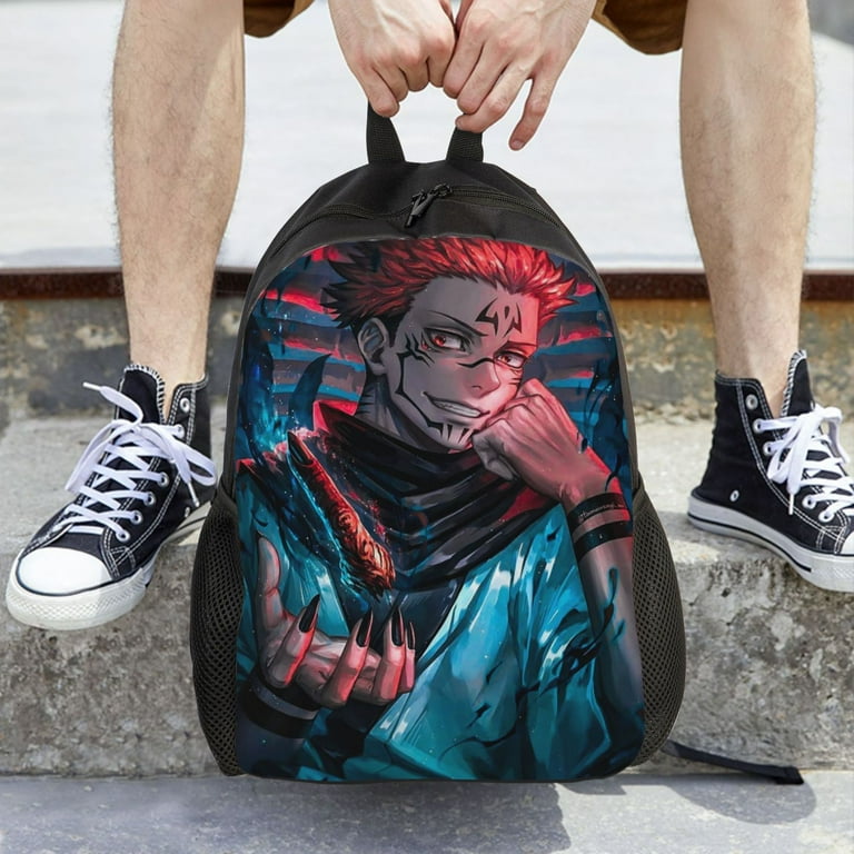 Sukuna Jujutsu Kaisen Backpack Lightweight Shoulder Bag Daypack