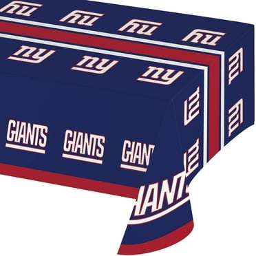 New York Giants Plastic Tablecloths, 3 Count
