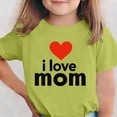 thumbnail image 2 of Zpanxa T-Shirts d'Été pour Filles Imprimé de la Fête de l'Indépendance Col Rond Manches Courtes Haut Polyester Spandex 12-13 Ans, 2 of 6