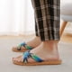 thumbnail image 2 of Amzcrzy Zapatos de mujer,Zapatos de mujer,Zapatillas de mujer, Zapatillas de lino antideslizantes para mujer, zapatos planos con punta abierta para uso en interiores y exteriores, para playa Sandalia, 2 of 6