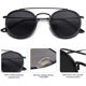 thumbnail image 1 of gafas-de-sol-polarizadas-retro-redondas-pequeñas-uv400-doble-puente-sunnies-sunset-sj1104 oso de fresa Electrónica, 1 of 1