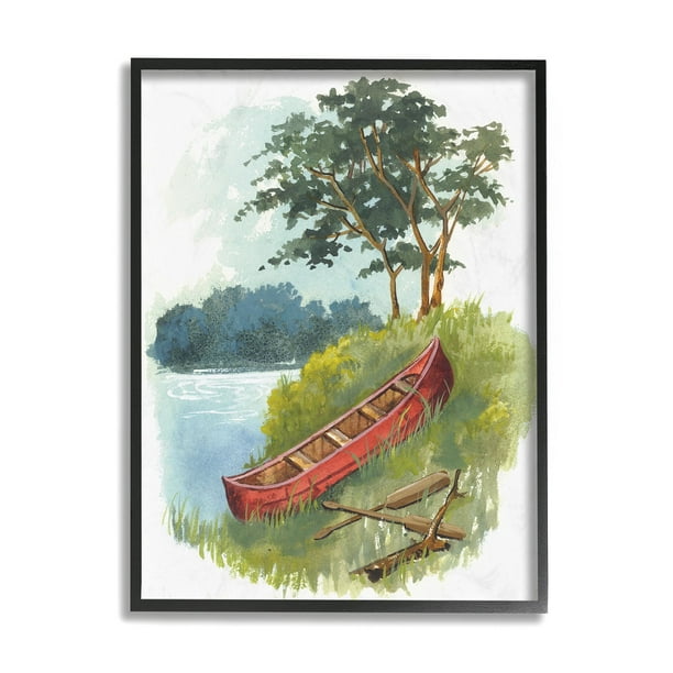 The Stupell Home Decor Collection Canoe Trip Ilration Framed Wall Art Com - Canoe Home Decor The Stupell Home Decor Collection Canoe Trip Ilration Framed Wall Art Com - Canoe Home Decor