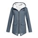 thumbnail image 1 of Chaquetas y abrigos casuales sin capucha de manga larga para mujer, chaqueta impermeable lisa, chaquetas para exteriores, impermeable con capucha, abrigo cortavientos para mujer, 1 of 6