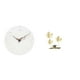thumbnail image 1 of Reloj de pared decorativo con figura, estatua, flores de metal, escultura de hojas, figuras de arte para el hogar, tablero de fibra de densidad media,, 1 of 8